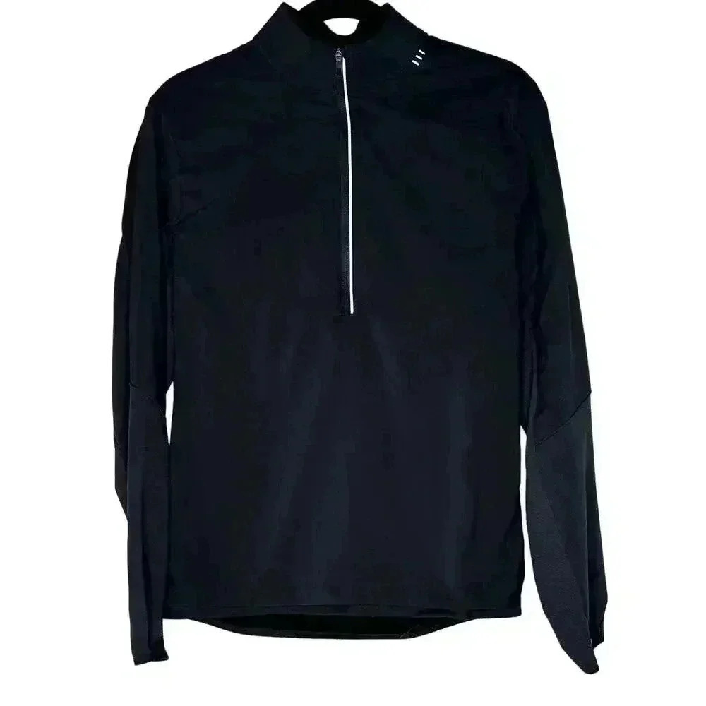 Lululemon Cold Terrain Black Fleece Zip Up Pullover Women’s Size Small